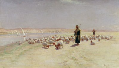 Powoził ich na piaszczystą drogę..., 1891 autorstwa Joseph Farquharson