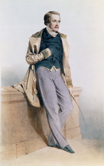 Henri Charles Ferdinand Marie Dieudonne z Francji, książę Bordeaux, hrabia Chambord autorstwa Joseph Felon
