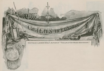 Żydzi londyńscy – Lucien Wolf autorstwa Joseph Finnemore