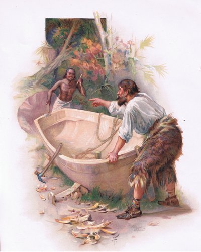 Wycięliśmy i wycięliśmy zewnętrzną część do prawdziwego kształtu łodzi autorstwa Joseph Finnemore