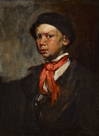 Gwiżdżący chłopiec autorstwa Joseph Frank Currier
