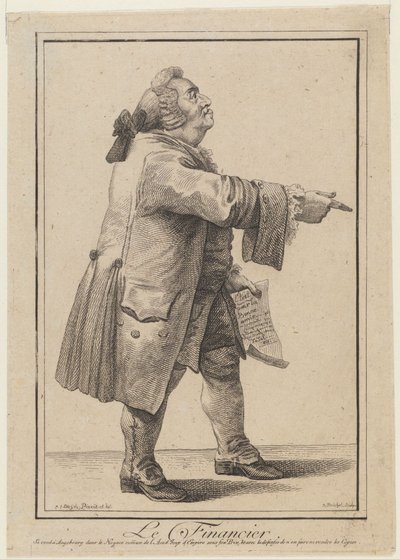 Finansista Finansista, 1784 autorstwa Joseph Franz Goez von