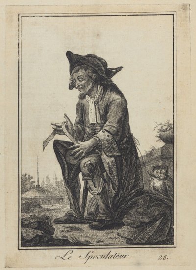 Le Speculateur Spekulant, 1784 autorstwa Joseph Franz Goez von