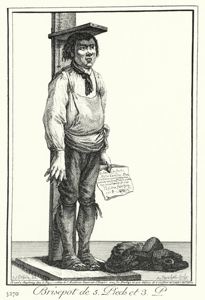 Crackpot o długości pięciu stóp i trzech cali (grawerowanie) autorstwa Joseph Franz von (after) Goez