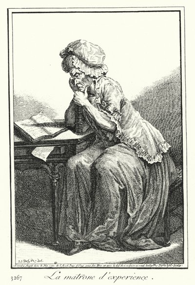 Doświadczona Opiekunka (Grawerowanie) autorstwa Joseph Franz von (after) Goez