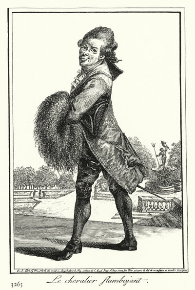Rycerz ekstrawagancki (rycina) autorstwa Joseph Franz von (after) Goez