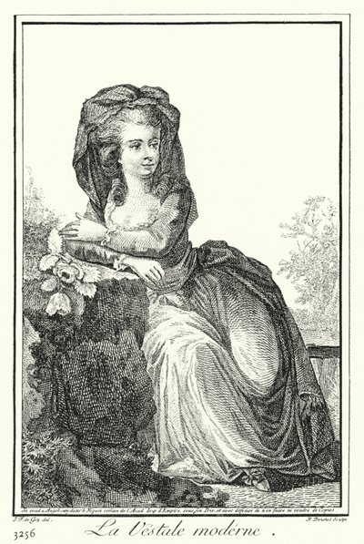 Nowoczesna westalka (rycina) autorstwa Joseph Franz von (after) Goez