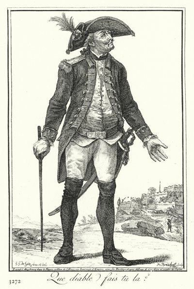 Co ty tam do diabła robisz? (rytownictwo) autorstwa Joseph Franz von (after) Goez