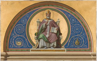 Szkic kościoła Saint-Ambroise: Saint-Ambroise, ok. 1866 (olej na płótnie) autorstwa Joseph Frederick Charles Soulacroix