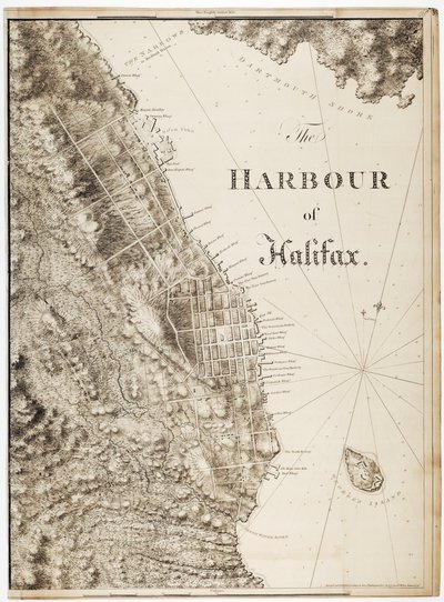 Port w Halifax autorstwa Joseph Frederick Wallet DesBarres