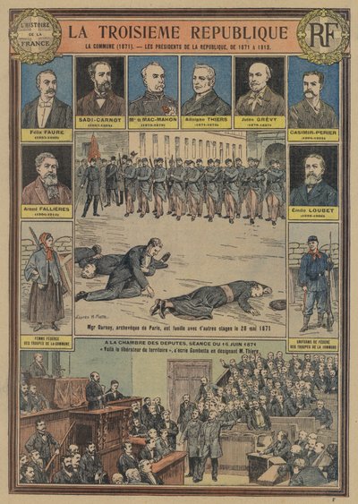III Republika Francuska: Komuna Paryska (1871) i prezydenci republiki autorstwa Joseph Girard