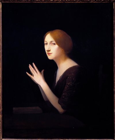 Portret Marguerite Moreno (1871-1948) aktorki francuskiej komedii Obraz Josepha Granie (1861-1915) 1899 Nd. 0,56x0,46 m Paryż, Musee d