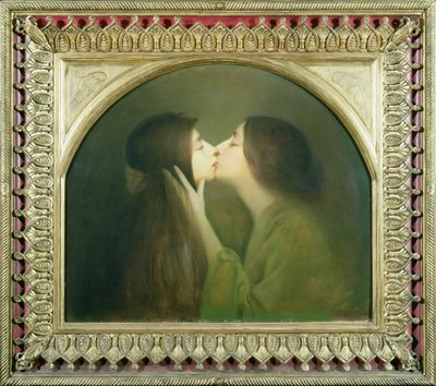 Pocałunek, 1900 autorstwa Joseph Granie