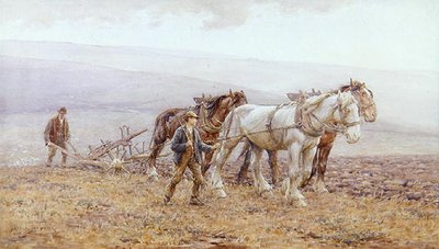 Orka w dół (akwarela na papierze) autorstwa Joseph Harold Swanwick