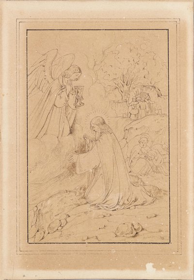 Chrystus na Górze Oliwnej autorstwa Joseph Hasslwander