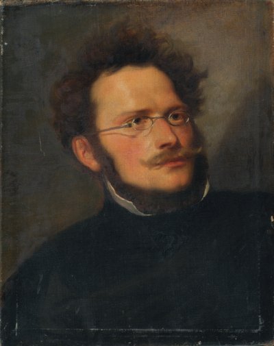 Malarz Heinrich Schwemminger autorstwa Joseph Hasslwander