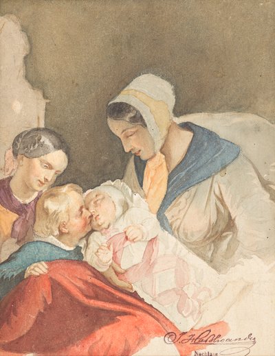 matczyne szczęście autorstwa Joseph Hasslwander