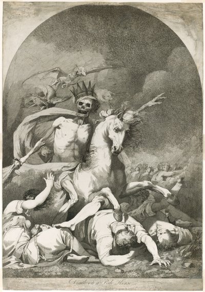 Śmierć na bladym koniu autorstwa Joseph Haynes