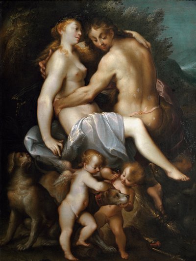 Adonis i Wenus Malarstwo Josepha Heintza zwanego Starszym autorstwa Joseph Heintz