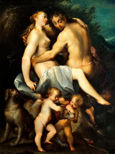 Wenus i Adonis autorstwa Joseph Heintz