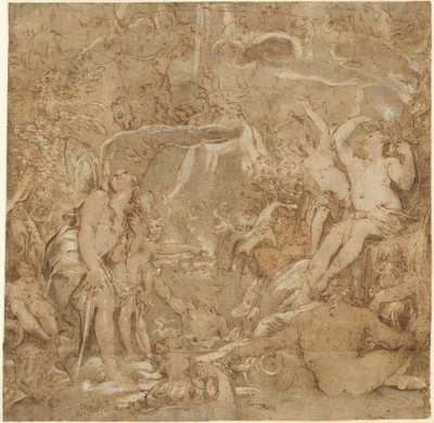 Córki Padu z rzecznymi bogami autorstwa Joseph Heintz the Elder