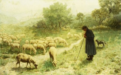 Pasterz autorstwa Joseph Henry Sharp