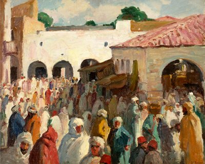 Sidi-bou-Said (Tunezja) autorstwa Joseph Henry Sharp