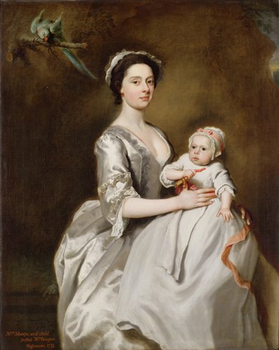 Pani Sharpe i Dziecko autorstwa Joseph Highmore
