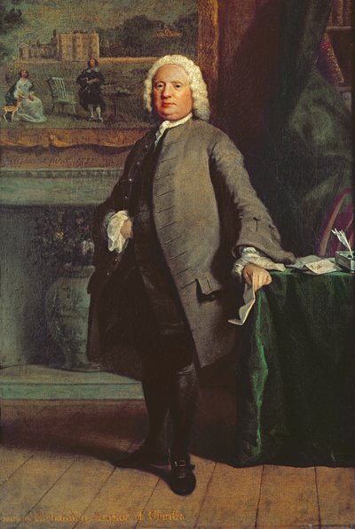 Portret Samuela Richardsona (1689-1761) 1750 autorstwa Joseph Highmore