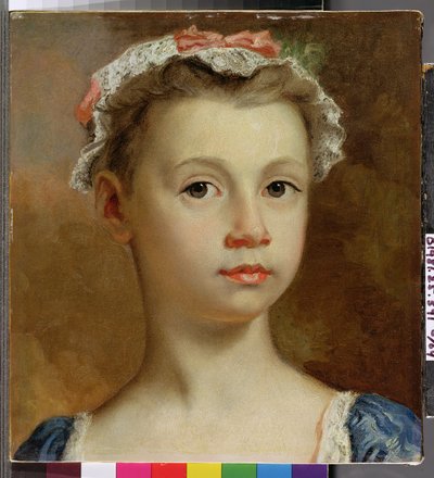 Szkic młodej dziewczyny, ok. 1730-40 autorstwa Joseph Highmore