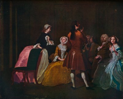 Rodzina Harlowe, od Samuela Richardsonsa Clarissy, c1745 autorstwa Joseph Highmore