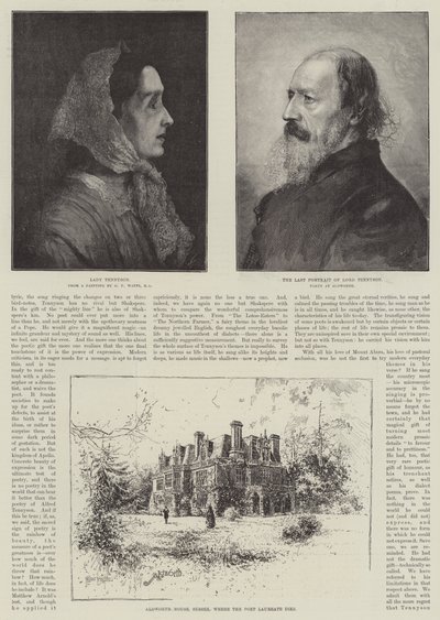 Alfred, Baron Tennyson, Poeta Laureat autorstwa Joseph Holland Tringham