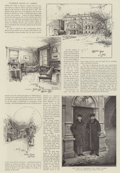Clarence House, St James autorstwa Joseph Holland Tringham
