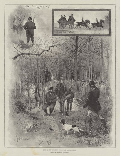 Koniec sezonu strzeleckiego w Sandringham autorstwa Joseph Holland Tringham