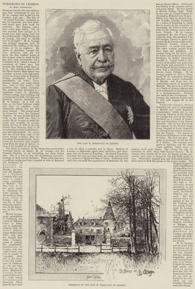Ferdynand de Lesseps autorstwa Joseph Holland Tringham