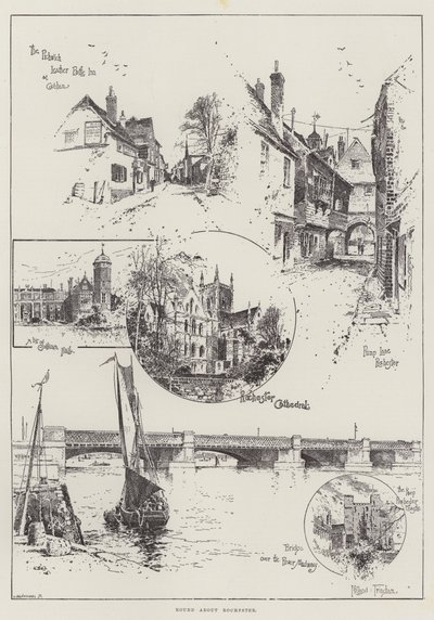 Wokół Rochester autorstwa Joseph Holland Tringham