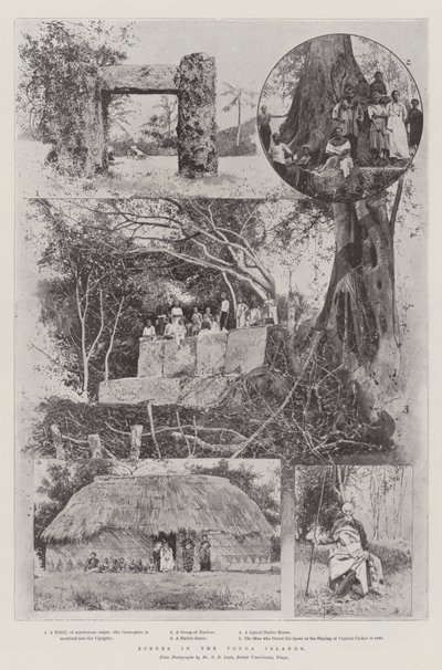 Sceny na Wyspach Tonga autorstwa Joseph Holland Tringham