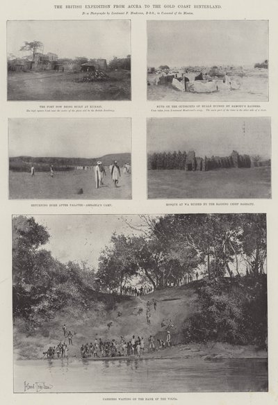 Brytyjska wyprawa z Akry do Gold Coast Hinterland autorstwa Joseph Holland Tringham