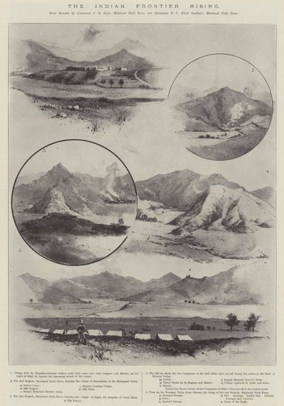 Powstanie indyjskiej granicy autorstwa Joseph Holland Tringham