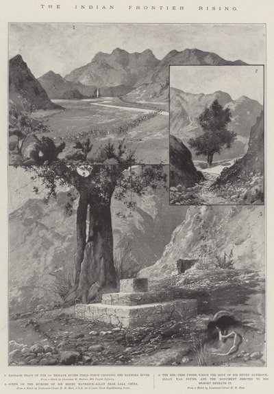 Powstanie indyjskiej granicy autorstwa Joseph Holland Tringham