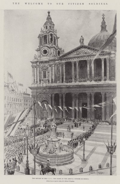 Witamy w naszych żołnierzach obywatelskich autorstwa Joseph Holland Tringham