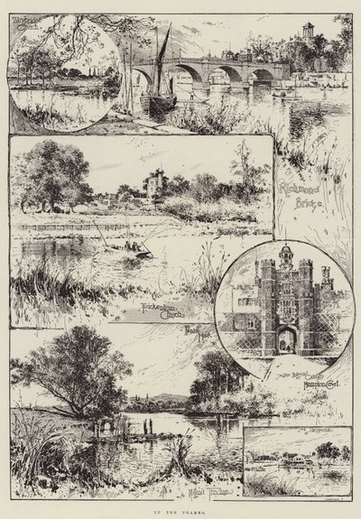 W górę Tamizy autorstwa Joseph Holland Tringham