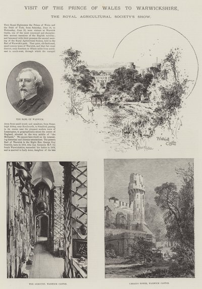 Wizyta księcia Walii w Warwickshire autorstwa Joseph Holland Tringham