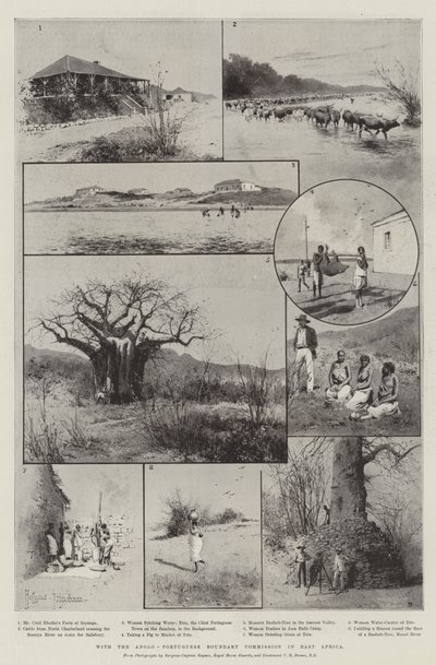 Z Anglo-Portugalską Komisją Graniczną w Afryce Wschodniej autorstwa Joseph Holland Tringham