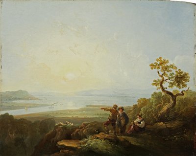 Avon, patrząc w kierunku Portishead autorstwa Joseph Horlor