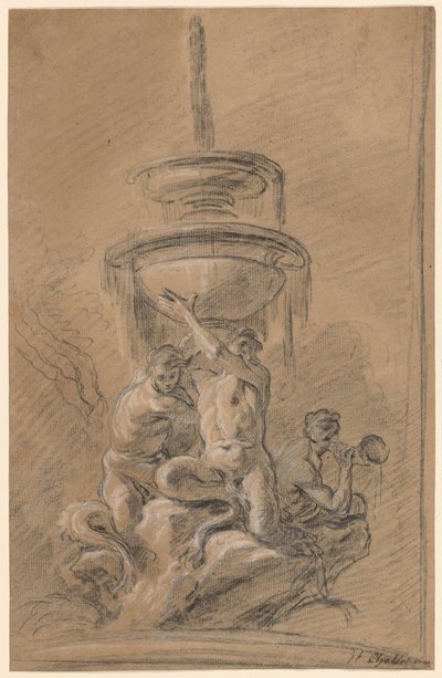 Fontanna z trzema trytonami autorstwa Joseph Ignace François Parrocel