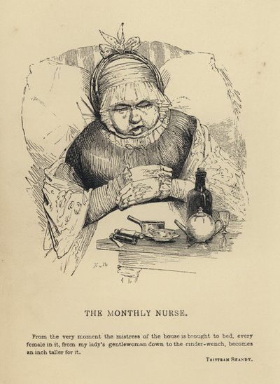 Kenny Meadows: The Monthly Nurse (grawerowanie) autorstwa Joseph Kenny (after) Meadows
