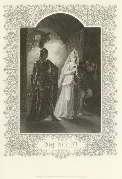 Król Henryk VI, akt II, scena III autorstwa Joseph Kenny Meadows