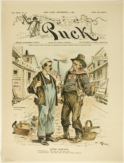 Po wyborach, z Pucka autorstwa Joseph Keppler