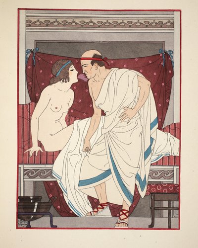 Oddech młodości, ilustracja z „Dzieła Hipokratesa”, 1934 autorstwa Joseph Kuhn Regnier